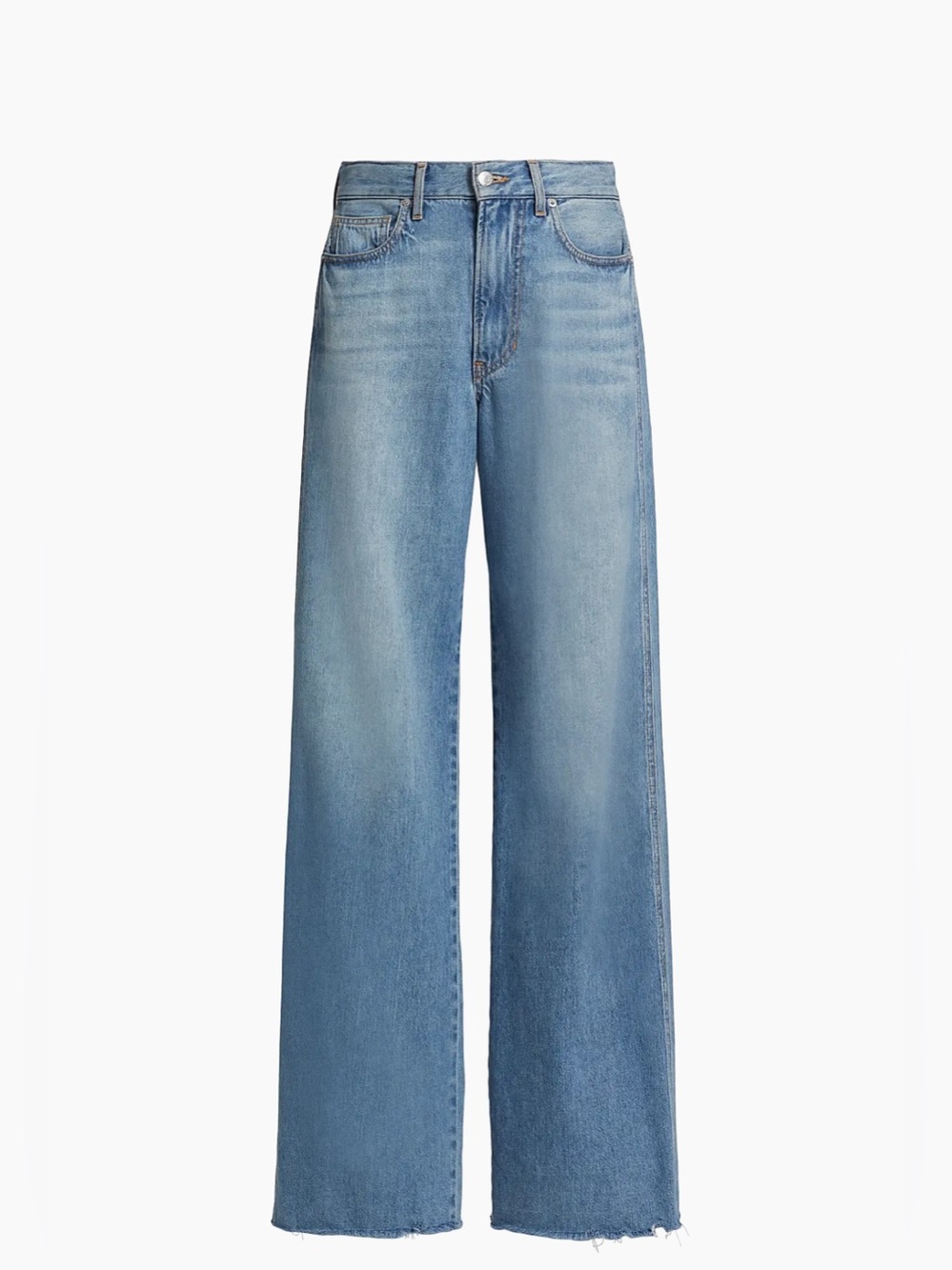 Veronica Beard Kasey Mid-Rise Wide-Leg Jeans size 28